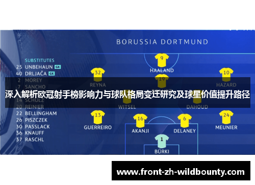深入解析欧冠射手榜影响力与球队格局变迁研究及球星价值提升路径